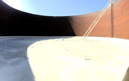 سقف مخزن شماره ۳